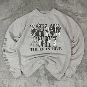 Taylor Swift Eras Tour casual streetwear concert graphic sweatshirt womens Large